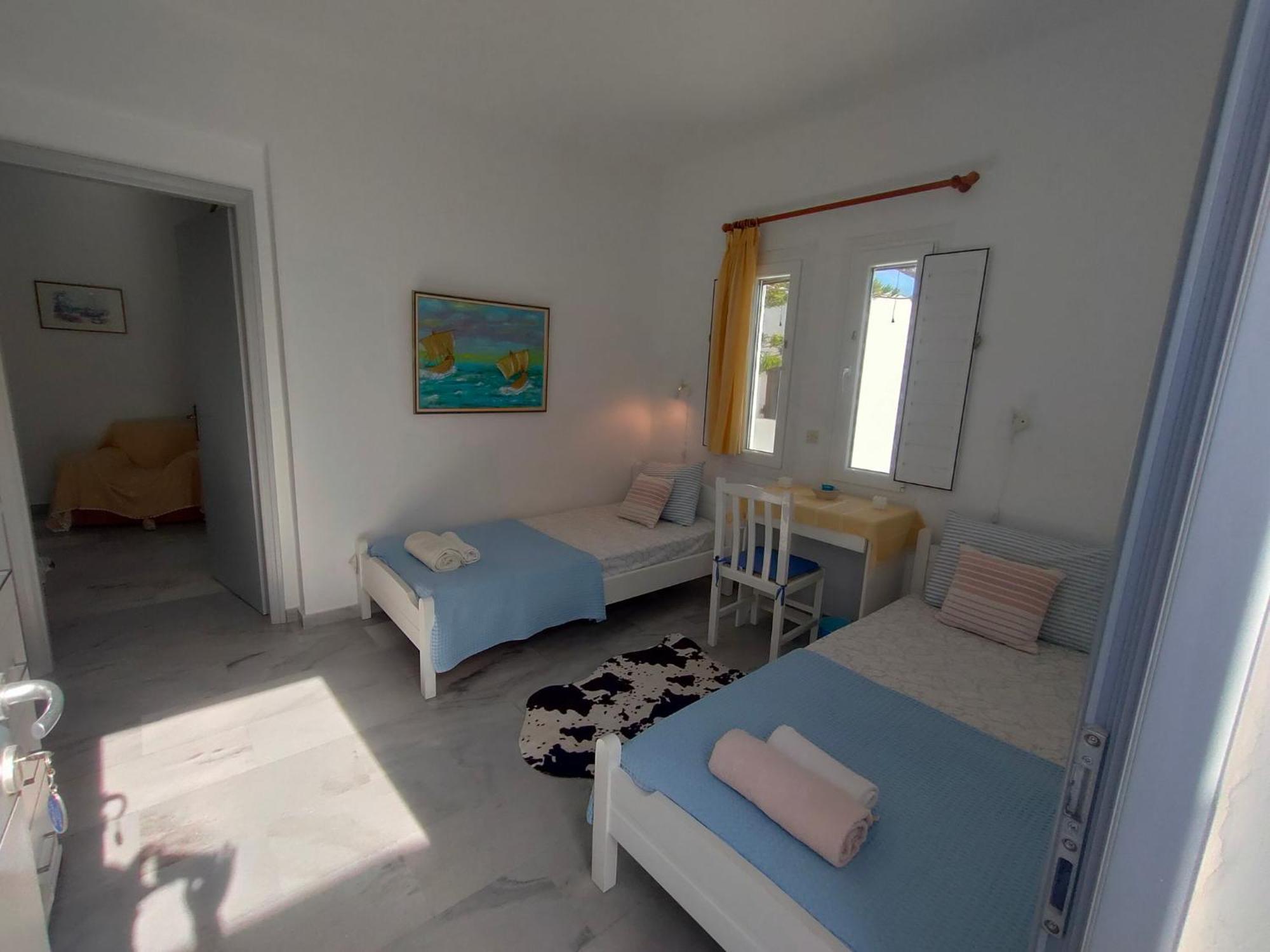 Kiki'S Dream Apartment Balcony With Sea Views Chrisi Akti  Ngoại thất bức ảnh